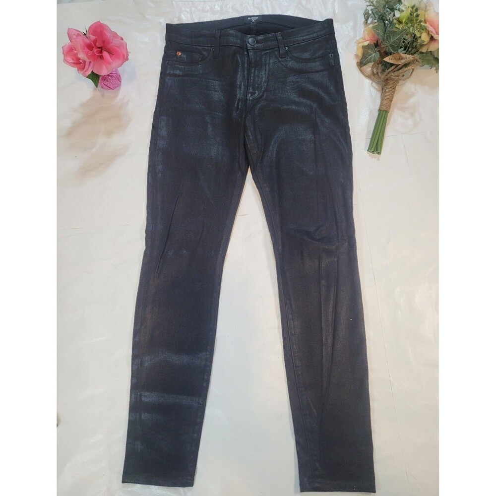 Hudson Vassie Coated Jeans Black Size 16/32